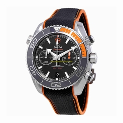 Omega Watches : 215.32.46.51.01.001 Black Dial Uni-directional Rotating Band Men Watch