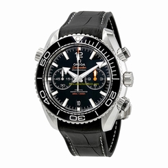 Omega Watches : 215.33.46.51.01.001 Black Dial Uni-directional Rotating Stainless Steel With Blac Band Men Watch
