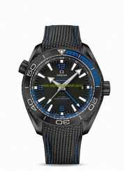 Omega Watches : 215.92.46.22.01.002 Planet Ocean Co-Axial Master Chronometer GMT Deep Black Men Watch
