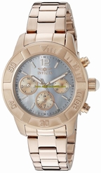 Invicta Watches : 21611 Mother Of Pearl Dial Stainless Steel Band Women Watch