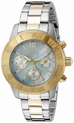 Invicta Watches : 21613 Mother Of Pearl Dial Stainless Steel Band Women Watch