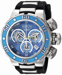 Invicta Watches : 21643 Quartz Chronograph Day Date Black Silicone Men Watch