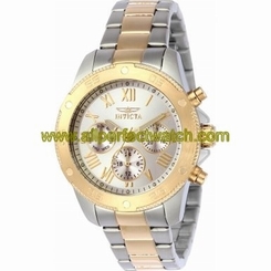 Invicta Watches : 21733 Gold Dial Stainless Steel Women Watch