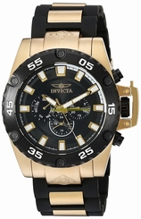 Invicta Watches : 21780 Black Dial Stainless Steel Band Men Watch