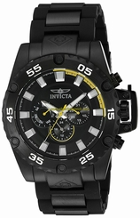 Invicta Watches : 21782 Black Dial Rubber Men Watch