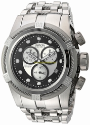 Invicta Watches : 21801 Black And Silver Quartz Men Watch