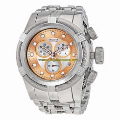 Invicta Watches : 21805 Rose And Silver Quartz Men Watch