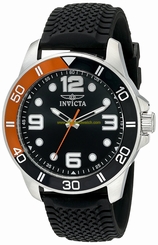 Invicta Watches : 21853 Quartz Analog Black Polyurethane Men Watch
