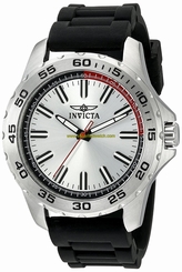 Invicta Watches : 21854 Quartz Analog Black Polyurethane Men Watch