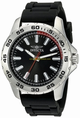 Invicta Watches : 21855 Quartz Analog Black Polyurethane Men Watch