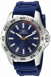 Invicta Watches : 21856 Blue Dial Stainless Steel Men Watch