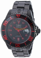 Fake AAA Invicta Watches : 21870 Black Dial Stainless Steel Band Men Watch Watch