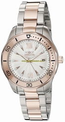 Invicta Watches : 21911 Silver Dial Stainless Steel Band Women Watch