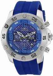 Invicta Watches : 21961 Quartz Chronograph Date Blue Silicone Men Watch