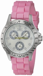 Invicta Watches : 21971 Quartz Analog Day Date Pink Silicone Women Watch