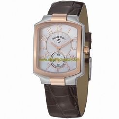Philip Stein Watches : 21TRG-FW-ACHS Quartz Mother Of Pearl Dial Brown Leather Women Watch