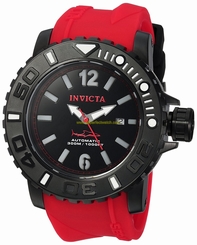 Invicta Watches : 22122 Automatic Date Red Silicone Men Watch