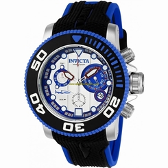 Invicta Watches : 22126 Silver Dial Plastic Band Men Watch