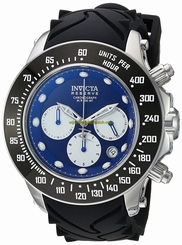 Invicta Watches : 22137 Quartz Chronograph Date Black Silicone Men Watch