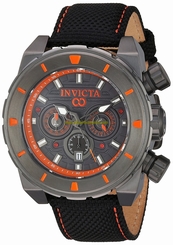 Invicta Watches : 22332 Grey Dial Chronograph Date Black Nylon Men Watch