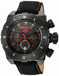 Invicta Watches : 22333 Black Dial Chronograph Date Black Nylon Men Watch