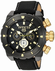 Invicta Watches : 22334 Quartz Chronograph Date Black Nylon Men Watch