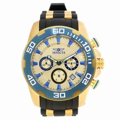 Invicta Watches : 22343 Gold Quartz Men Watch