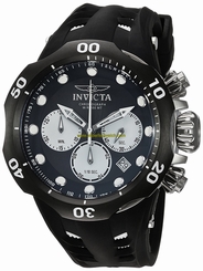 Invicta Watches : 22351 Quartz Chronograph Date Black Silicone Men Watch