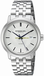 Raymond Weil Watches : 2237-ST-65001 Silver Dial Stainless Steel Band Men Watch