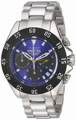 Invicta Watches : 22393 Blue Dial Stainless Steel Men Watch