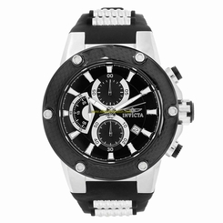 Invicta Watches : 22400 Black Dial Stainless Steel Band Men Watch