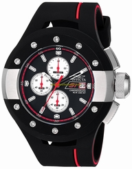 Invicta Watches : 22434 Black Dial Chronograph Date Black Silicone Men Watch