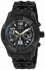 Invicta Watches : 22454 Black Dial Stainless Steel Band Men Watch