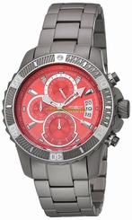 Invicta Watches : 22462 Red Dial Titanium Band Men Watch