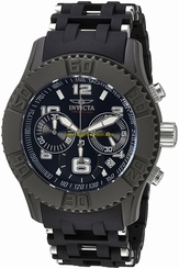 Invicta Watches : 22463 Black Dial Titanium Band Men Watch