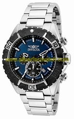 Invicta Watches : 22526 Blue Dial Stainless Steel Men Watch