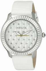 Invicta Watches : 22561 Silver (quilt Look) Quartz Women Watch