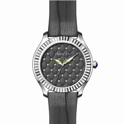 Invicta Watches : 22565 Grey Dial Calfskin Band Women Watch