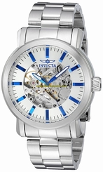 Invicta Watches : 22573 Silver Dial Stainless Steel Band Men Watch
