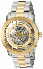 Invicta Watches : 22583 Gold Dial Stainless Steel Men Watch