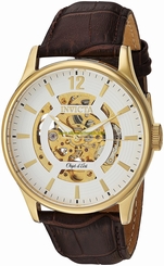 Invicta Watches : 22595 Automatic Brown Leather Men Watch