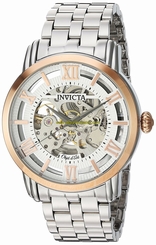 Invicta Watches : 22628 Silver Skeleton Automatic Men Watch