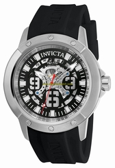 Invicta Watches : 22629 Black Skeleton Automatic Men Watch