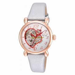 Invicta Watches : 22648 Silver Dial Leather Men Watch