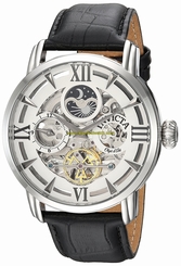 Fake AAA Invicta Watches : 22650 Automatic Skeleton Dial Black Leather Men Watch Watch