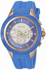 Invicta Watches : 22677 Quartz Multifunction Dial Blue Silicone Women Watch