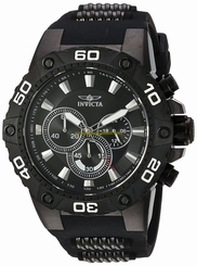 Invicta Watches : 22686 Black Dial Stainless Steel Band Men Watch