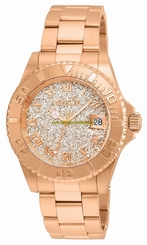 Invicta Watches : 22708 Silver Glitter Quartz Women Watch