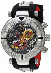 Invicta Watches : 22733 Disney Limited Edition Chronograph Day Date Black Silicone Men Watch