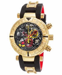 Invicta Watches : 22734 Black Dial Stainless steel Band Men Watch